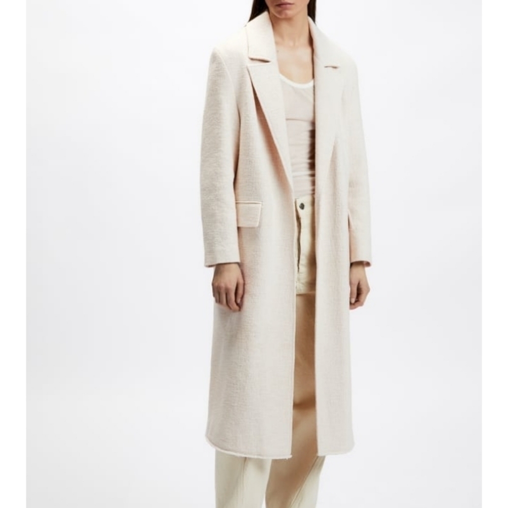 ZARA Elegant rustic Business Casual long coat Sz-L